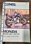Clymer Maintenance/Service Repair Manual 1985-1996 Honda Shadow 1100cc
