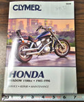 Clymer Maintenance/Service Repair Manual 1985-1996 Honda Shadow 1100cc