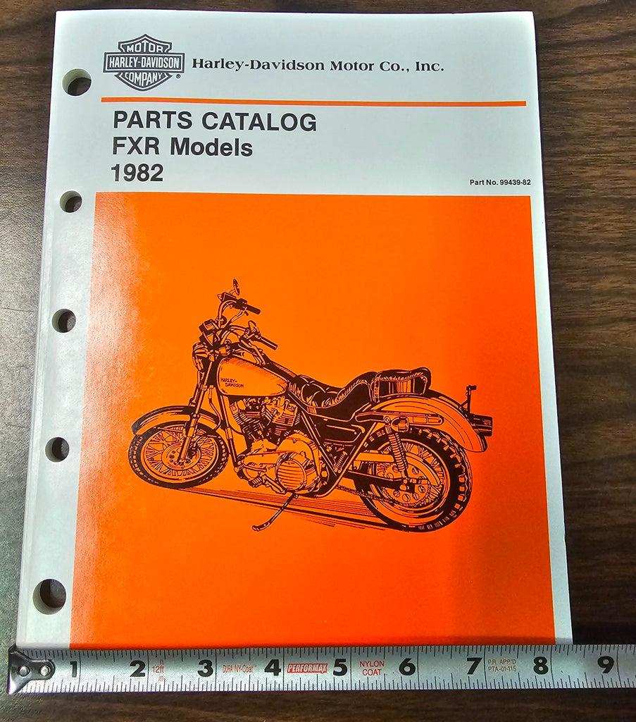 Harley Davidson 1982 FXR Super Glide NOS Parts Catalog