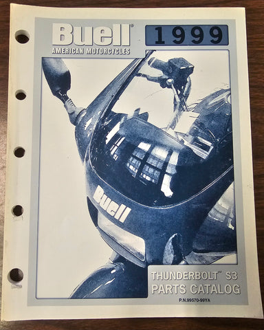 Buell American Motorcycles NOS 1999 Thunderbolt S3 Parts Catalog