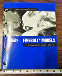 Buell 2005 Firebolt Lightning X/SL Models Factory Parts Catalog