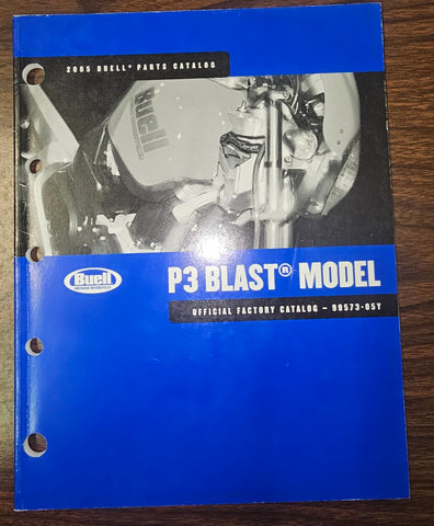 Buell 2005 P3 Blast 492cc Official Factory Parts Catalog