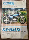 Clymer 1974-1995 Kawasaki KZ400 KZ/Z440 EN450 EN500 Service/Repair Manual