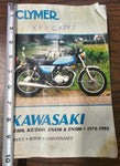 Clymer 1974-1995 Kawasaki KZ400 KZ/Z440 EN450 EN500 Service/Repair Manual