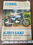 Clymer 1974-1995 Kawasaki KZ400 KZ/Z440 EN450 EN500 Service/Repair Manual