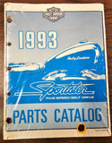 Harley Davidson NOS 1993 Sportster XLH Fiver Speed/Belt Drive Parts Catalog