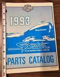 Harley Davidson NOS 1993 Sportster XLH Fiver Speed/Belt Drive Parts Catalog