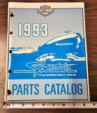 Harley Davidson NOS 1993 Sportster XLH Fiver Speed/Belt Drive Parts Catalog
