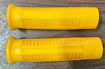 Vtg New NOS Beck Grips Motorcycle Yellow 7/8" Indian Harley Knucklehead  Chopper