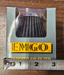 EMGO 48mm Universal Honda Kawasaki Yamaha Clamp-on Chrome End Cap Air Filter