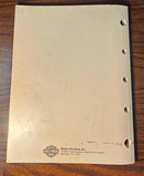 Harley Davidson 1995 NOS Electra Glide Police Models Parts Catalog #99545-95