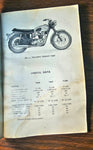 VTG Triumph Engineering 650cc Twin 1969 Unit Construction Owners Handbook