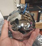 Custom Stretched Milled Spotlight Passing lamp Harley Honda Heritage FLH Glide