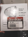 Custom Stretched Milled Spotlight Passing lamp Harley Honda Heritage FLH Glide