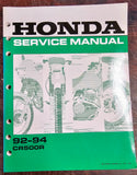 Honda 1992-1994 CR500R Dirt Bike Service Repair Manual Book OEM Factory NEW!