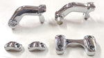 Harley 2014-2017 FXDL Dyna Chrome 1" Handlebar 4 3/4" Clamp 5" Risers 2" Pullbac