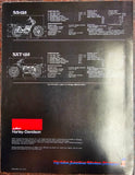 Harley Davidson 1976 Motorcycle 125CC 250CC AMF Sales Brochure