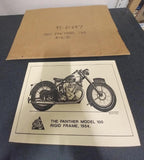 Vtg The Panter Model 100 Rigid Frame 1954 93-01897 David Ansell 11 5/8 8 1/4