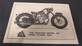 Vtg The Panter Model 100 Rigid Frame 1954 93-01897 David Ansell 11 5/8 8 1/4