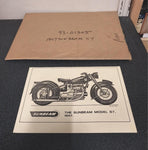 Vtg 93-01305 The Sunbeam Model S7 1947 David Ansell 11 5/8 8 1/4 Glossy Finish