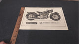 Vtg 93-01305 The Sunbeam Model S7 1947 David Ansell 11 5/8 8 1/4 Glossy Finish