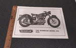 1949 Vtg The Sunbeam Model S8 David Ansell 11 5/8 8 1/4 Glossy Finish 93-01294