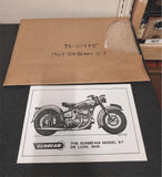 The Sunbeam Model S7 De Luxe 1947 Vtg 11 5/8 8 1/4 David Ansell 93-01295 Picture