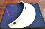 VTG Helmet Visor White 1970 Motorcycle Honda CB Harley