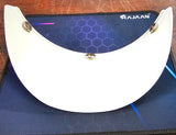 VTG Helmet Visor White 1970 Motorcycle Honda CB Harley