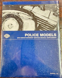 Harley Davidson 2012 Police Models Service Supplement Manual 99855-12 NEW!