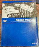Harley Davidson 2014 Police Models Service Supplement Service Manual 99855-14