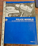 Harley Davidson 2014 Police Models Service Supplement Service Manual 99855-14
