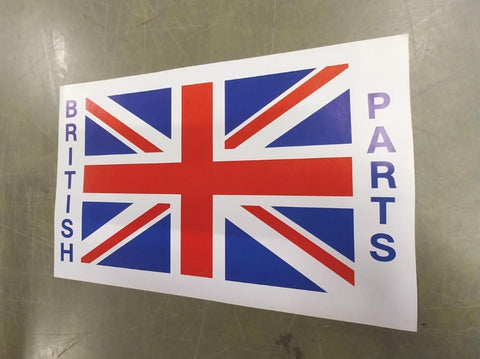 British Parts 12x8 Flag Paper Sign United Kingdom