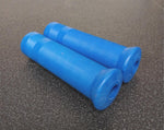 Chicago NOS 1 1/8 Grips Harley Indian Panhead Flathead Knucklehead Blue