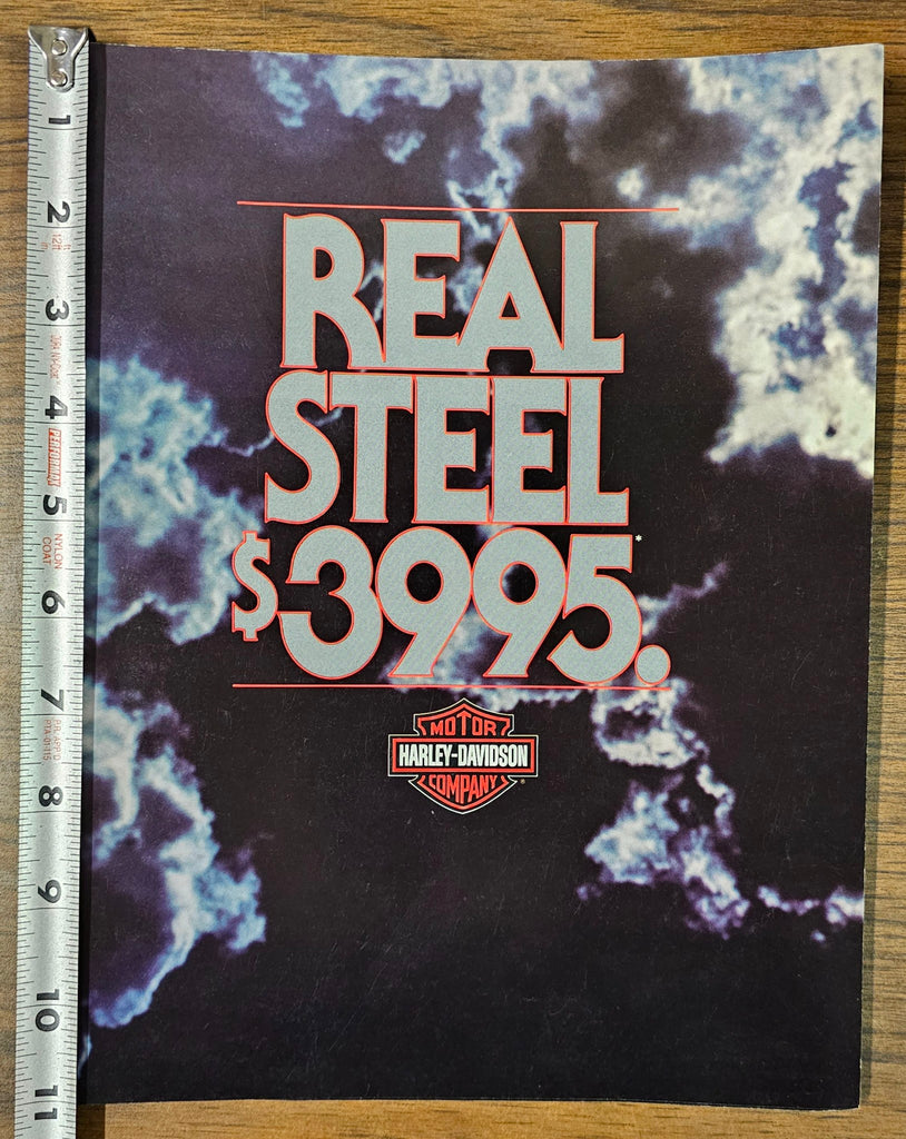 VTG 1983 Harley Davidson XLX 61 Real Steel Motorcycle Catalog Brochure