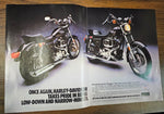 1979 Harley Davidson XLH-1000 Ironhead Sportster Hugger AMF Brochure Literature