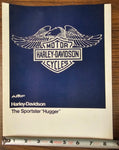 1979 Harley Davidson XLH-1000 Ironhead Sportster Hugger AMF Brochure Literature