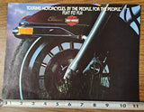 NOS 1982 Original Harley Davidson Touring Knucklehead Brochure
