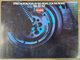 NOS Harley Davidson 1983 Sportster XLH Roadster Motorcycle Sales Brochure