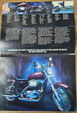 NOS Harley Davidson 1983 Sportster XLH Roadster Motorcycle Sales Brochure