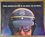 NOS 1982-1983 Harley Davidson Electra Glide Police Models Sales Brochure
