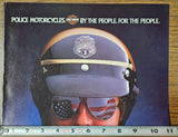 NOS 1982-1983 Harley Davidson Electra Glide Police Models Sales Brochure