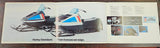 NOS 1973 Harley Davidson 398cc 440cc Snowmobile AMF Sales Brochure