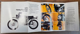 NOS Original 1973 Harley Davidson SR-100 VTG AMF Brochure
