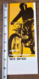 NOS Original 1973 Harley Davidson SR-100 VTG AMF Brochure