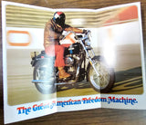 VTG 1973 Harley Davidson Sportster XL-1000 XLCH-1000 NOS AMF Brochure