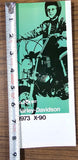 VTG Original 1973 Harley Davidson X-90 Mini Bike NOS AMF Brochure