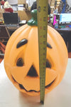 Vtg Blow Mold JackO Lantern Pumpkin Orange General Foam Plastics Halloween Decor