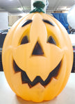Vtg Blow Mold JackO Lantern Pumpkin Orange General Foam Plastics Halloween Decor