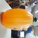 Vtg Blow Mold JackO Lantern Pumpkin Orange General Foam Plastics Halloween Decor